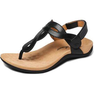 Women's Orthopedic Arch Support Sandals Comfortable Thong T-Strap